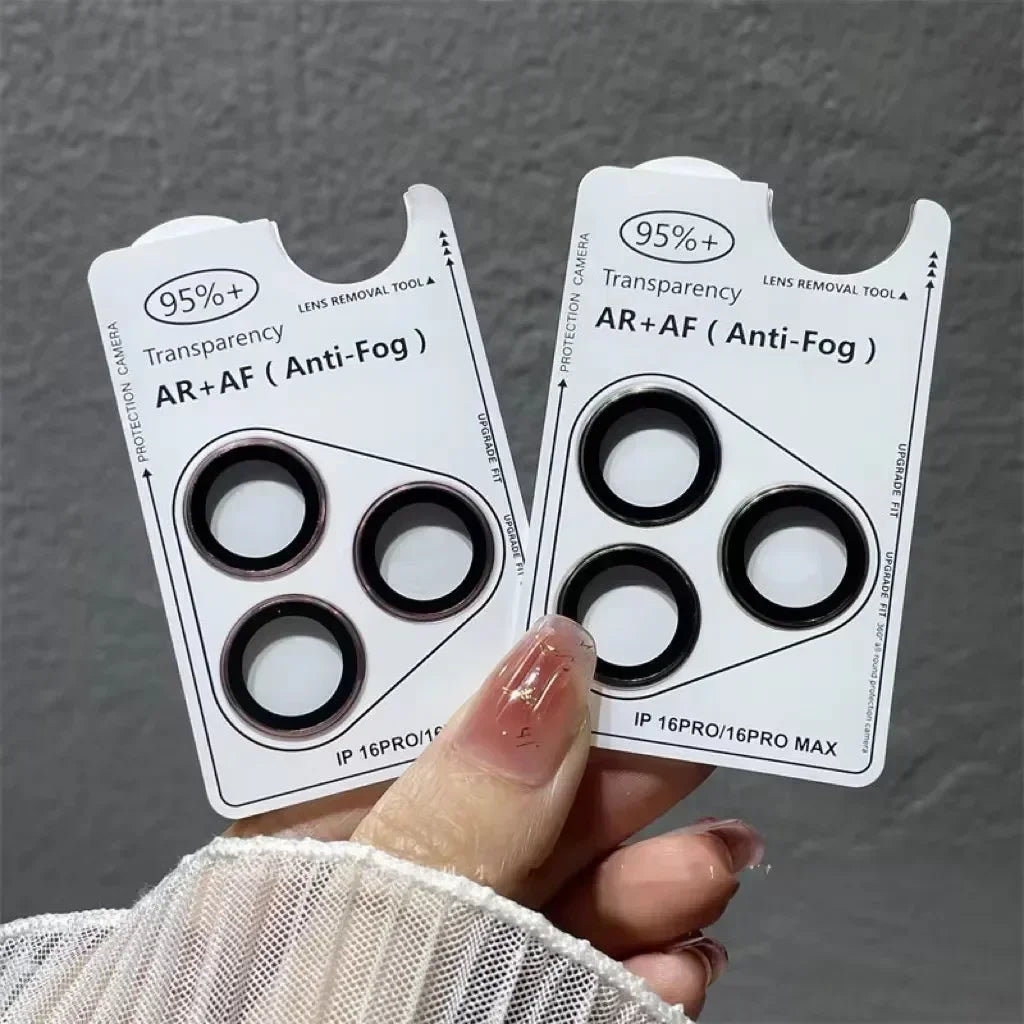 For iPhone 18 Pro Max Auto Snap AR Anti-Reflection Rear Camera Lens Protector One-Step Apply Lens Glass With Pry Opening