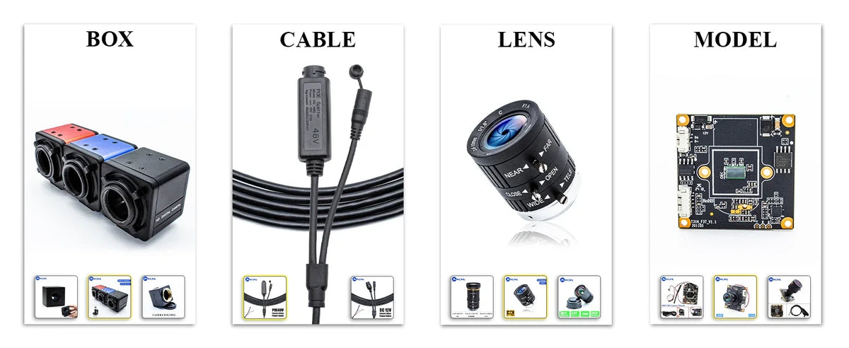 IP67 POE IP Camera 4K Webcam IR Night Vision Support Onvif RTSP H.265 Outdoor Waterproof Security Protection Industrial Camera