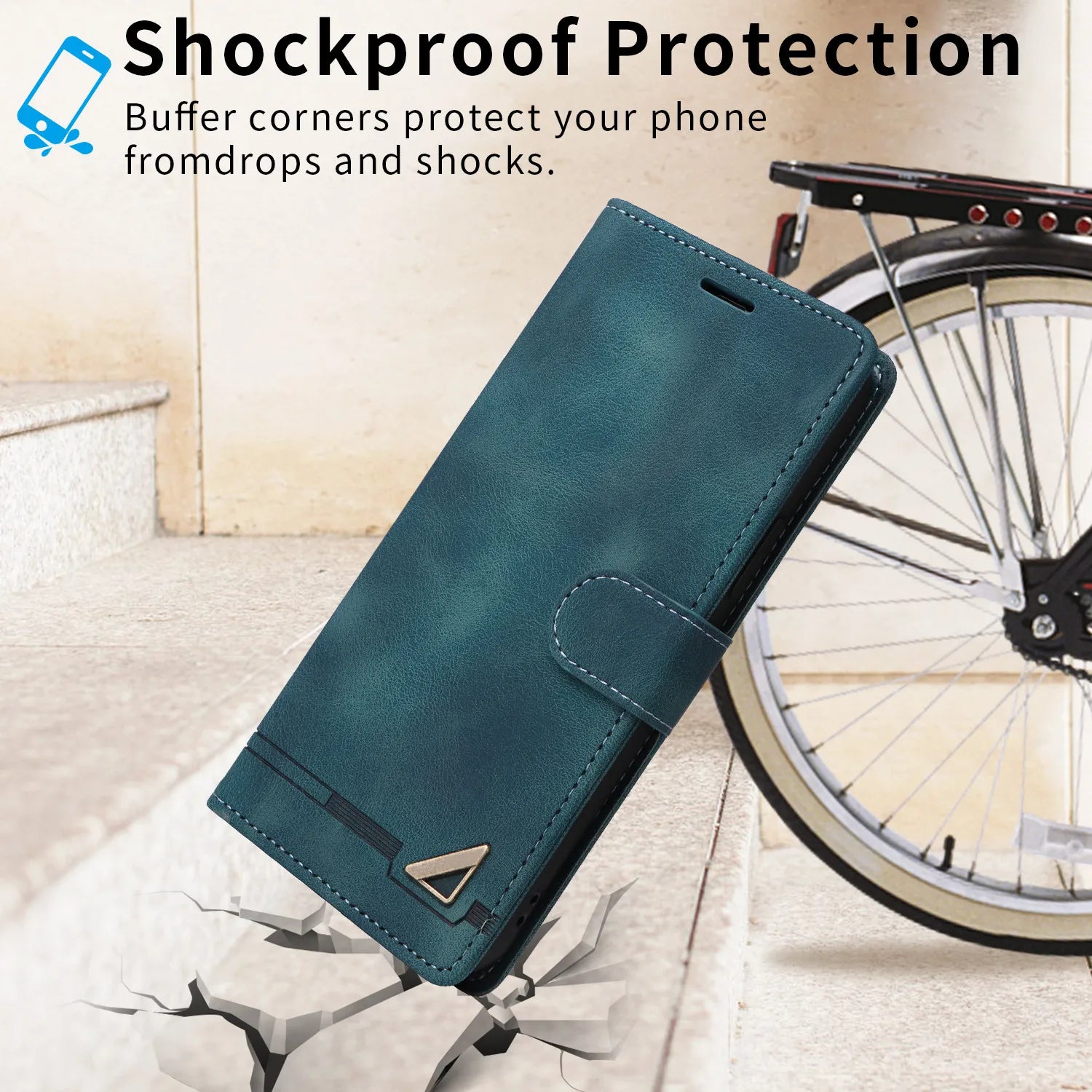 Leather Flip Phone Case For Samsung Galaxy S10 Plus S20 S21 FE S22 S23 S24 S25 Ultra Note 10 20 Ultra Wallet Bracket Cover