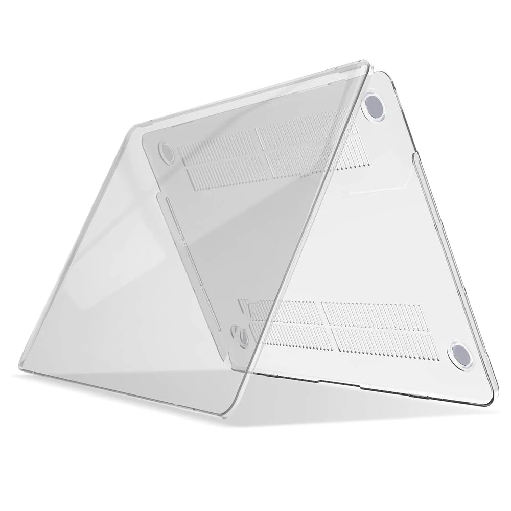 For MacBook Pro 13 inch Case 2022-2016 Release M1 A2338 A2289 A2251 A2159 A1989 A1706 A1708 Protective Hard Case Crystal Clear