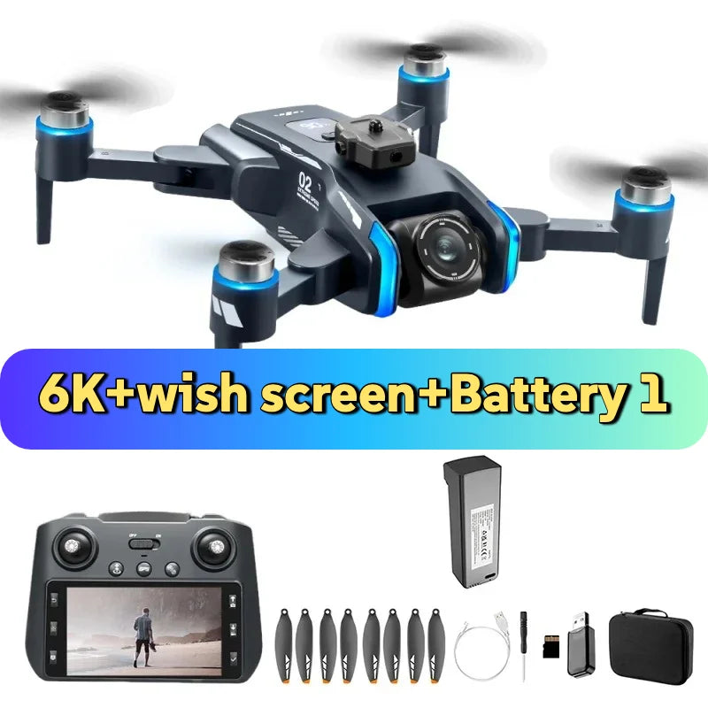 Hot XT808 GPS Drone 5G FPV Dual Camera Brushless Motor Foldable RC Quadcopter Long Flight Time Altitude Hold Professional Toy
