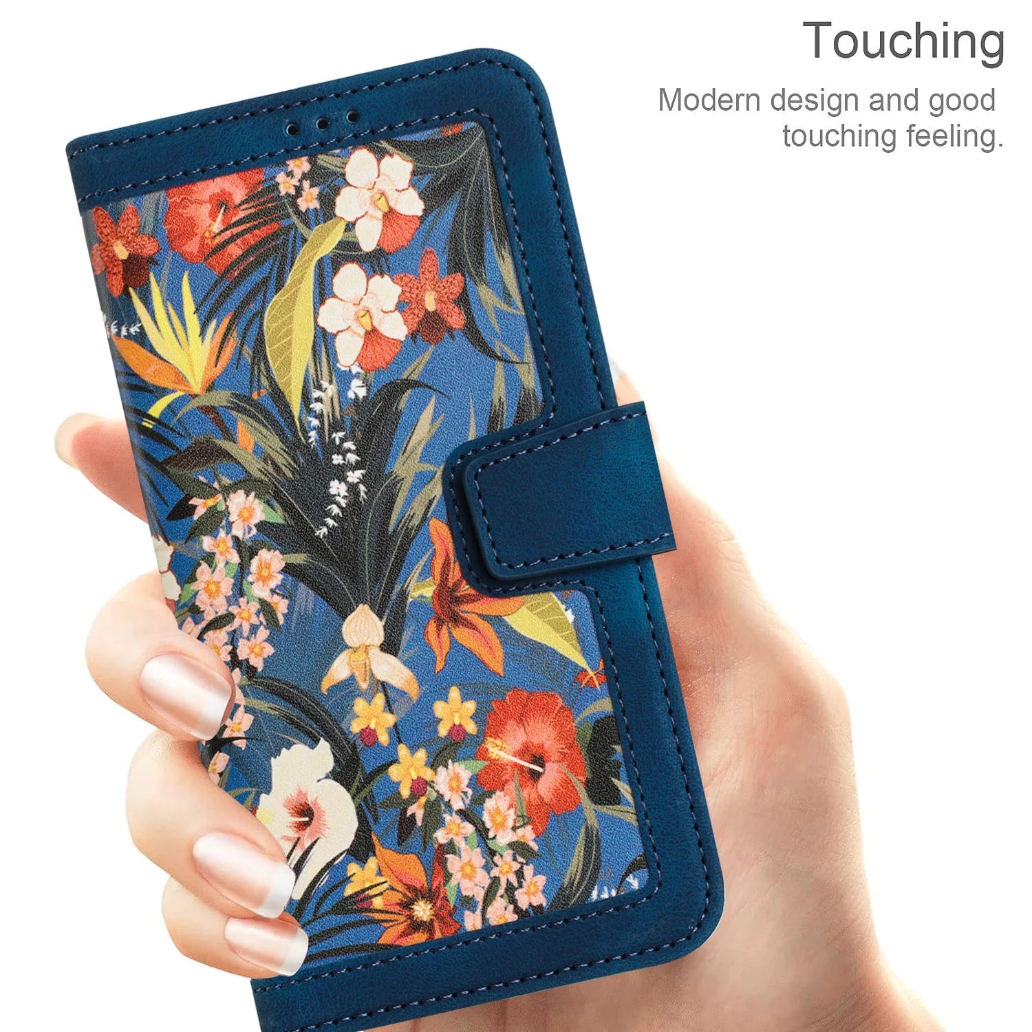 Painting Art Flower Leather Phone Wallet Case Book For Samsung Galaxy S25 S24 S23 S22 S21 S20 FE A06 A16 A26 A36 A56 Flip Cover