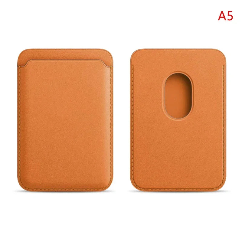 For Magsafe Accessories Magnetic Wallet Holder Leather Case For iPhone 13 12 14 15 16 17 Pro Max Card Holder Phone Purse Cover