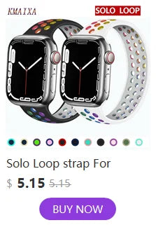 Silicone Magnetic Strap for Apple Watch Bands Ultra 4 3 2 49mm 40mm 44mm 41mm 46mm 45mm 42mm Correa iWatch Series 12 10 11 SE3