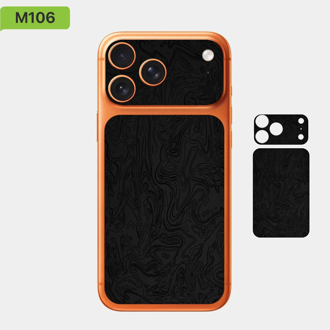 For Apple iPhone 17 Pro 17 Pro Max Full Back Cover Decal Wrap Skin Colorful Rear Protective Sticker Film