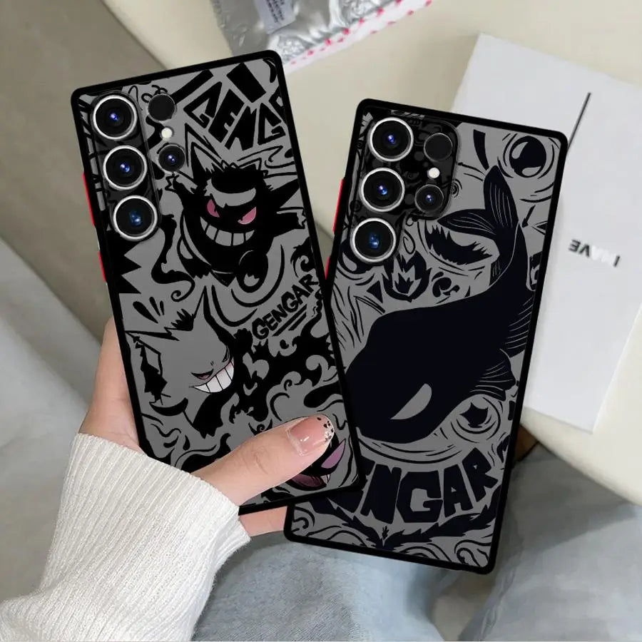 Case for Samsung Galaxy S26 S22 Note 20 Ultra 10+ S21 S24 Plus S25 Ultra S23 FE S20 FE Funda Back Phone Cover Pokemon Gengar