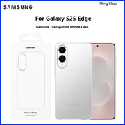 For Samsung S25 Edge Case Original S25 Edge Transparent Protective Case Ultra-Thin Shockproof Genuine EF-QS937