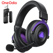 Oneodio EKSA E900 WT 2.4G Wireless Gaming Headset Tri-Mode Over Ear Bluetooth Headphones Gamer With Mic RGB For PC PS4 PS5 80Hr