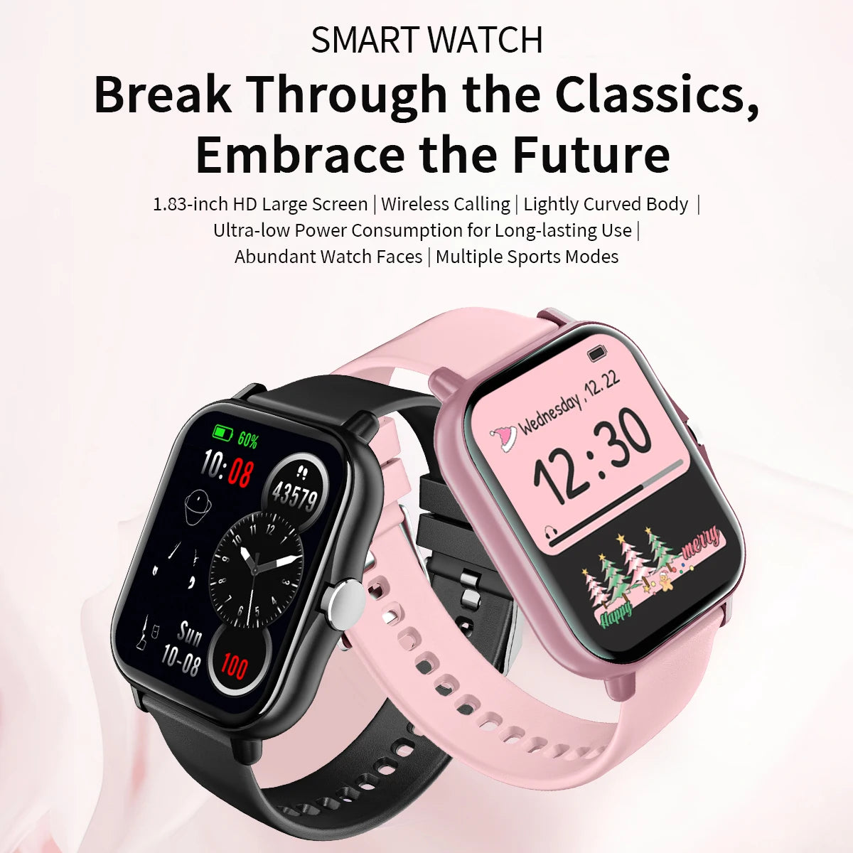2026 New Smartwatch Bluetooth Call Fitness Tracker Heart Rate Sleep Record Outdoor Sport Watch for  Android/IOS Men Women Gift