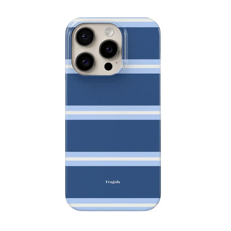 Fragola Korean Cross Stripes Phone Case for iPhone 17 16 15 14 13 12 11 Air Pro Max X XS XR XSMax 7 8 Plus Glossy Film Hard PC
