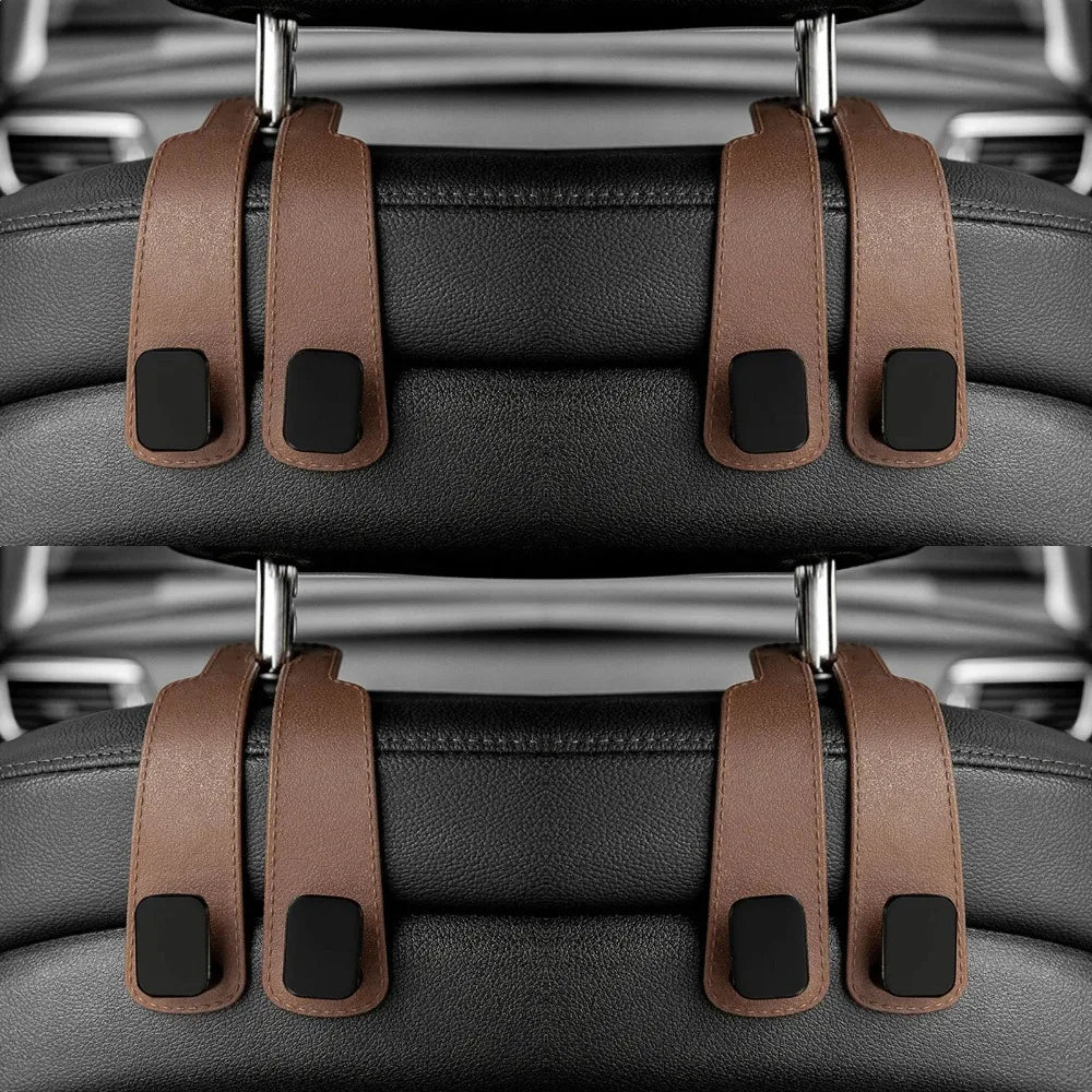 Car Headrest Hooks Hanger for Bags Seat Back Organizer Holder Clips Auto Fastener Hooks Car St