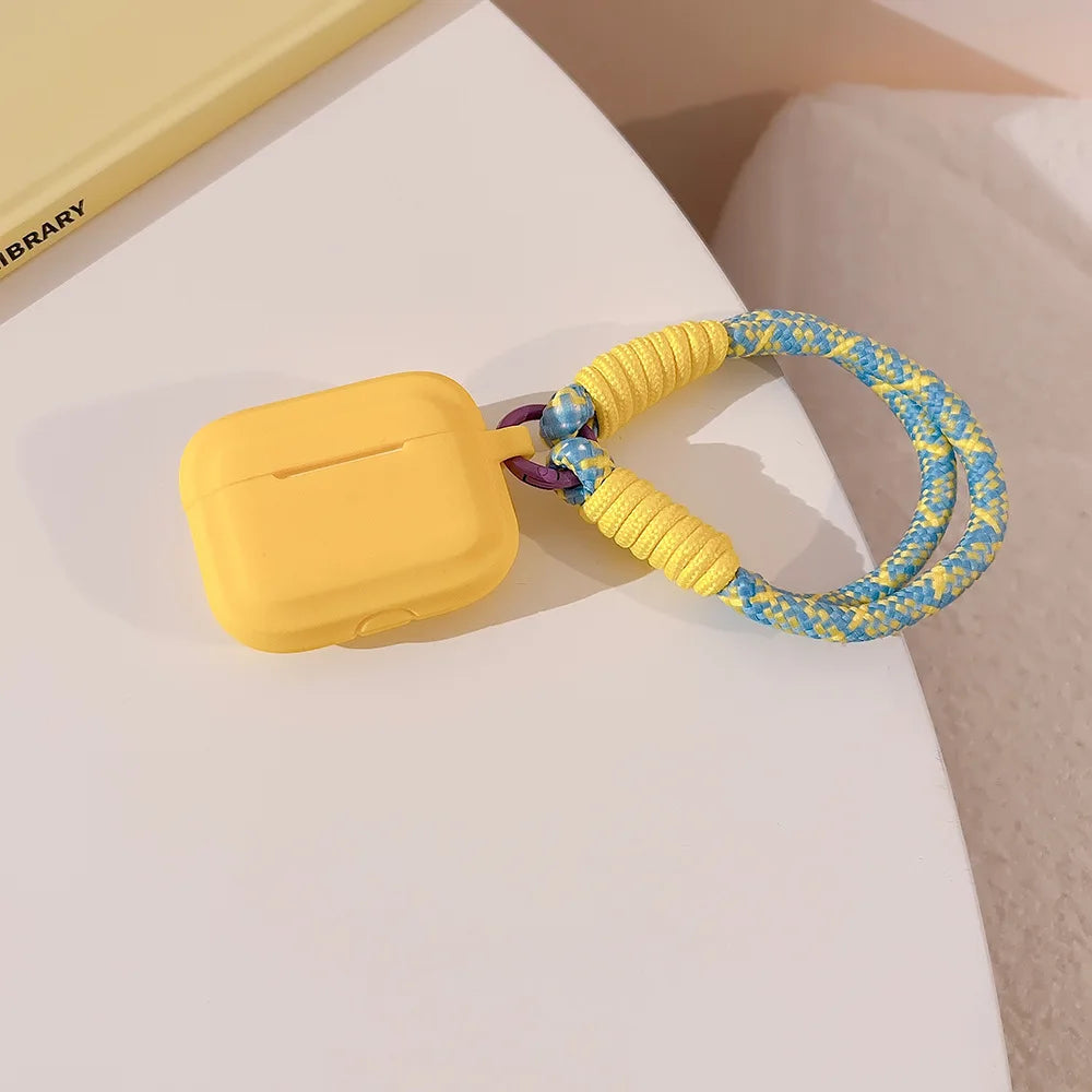 Earphone Case with Lanyard Strap for AirPort Pro 2 2022 2nd Generation Air Pods 3 2 1 3rd Gen Cover Accessories