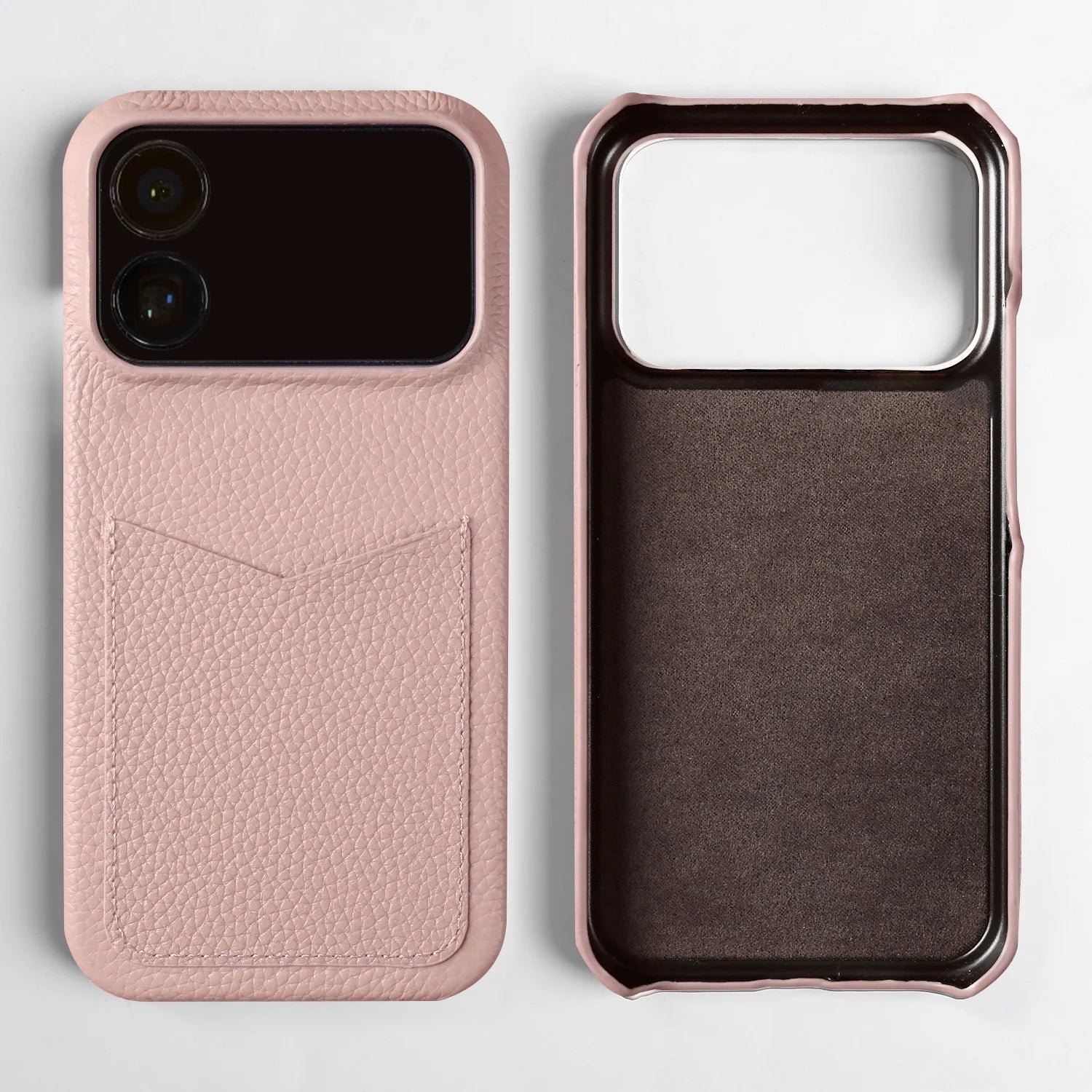 Premium Card Slot Genuine Leather Case For iphone 17 Pro Max 16 15 14 16e 17e 12 13 Mini 11 Phone Back Cover Case Coque Funda