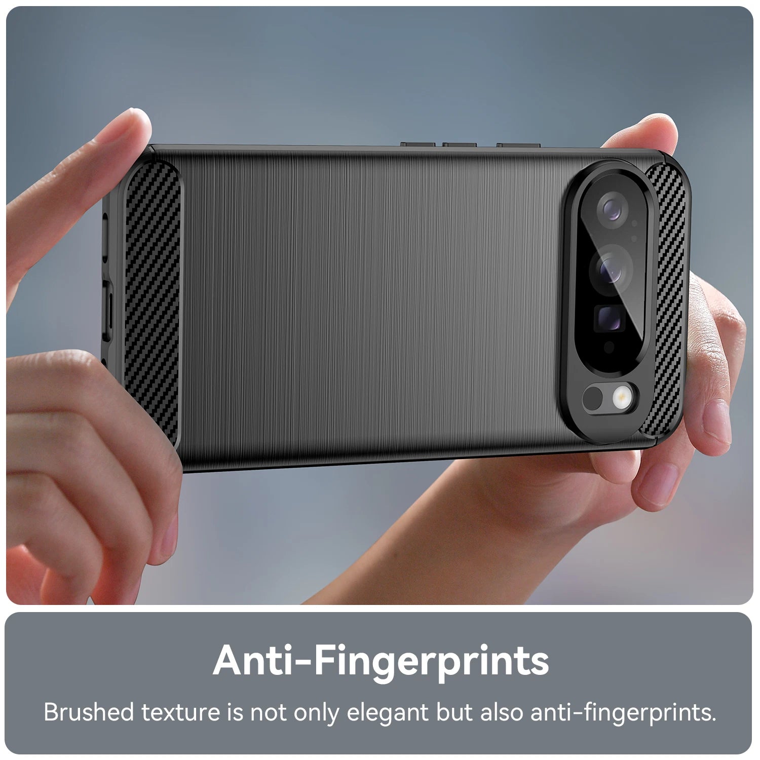 For Google Pixel 10 9 Pro XL Rubber Carbon Fiber Soft TPU Silicone Back Cover For Google Pixel 8 7 Pro 9A 8A 7A 6A Phone Case