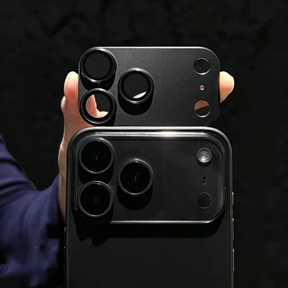 Camera Lens Protector for iPhone 18 Pro Max 18 Pro Full Cover Frosted Metal Alloy Tempered Glass Protective Cap Dark Cherry Blue