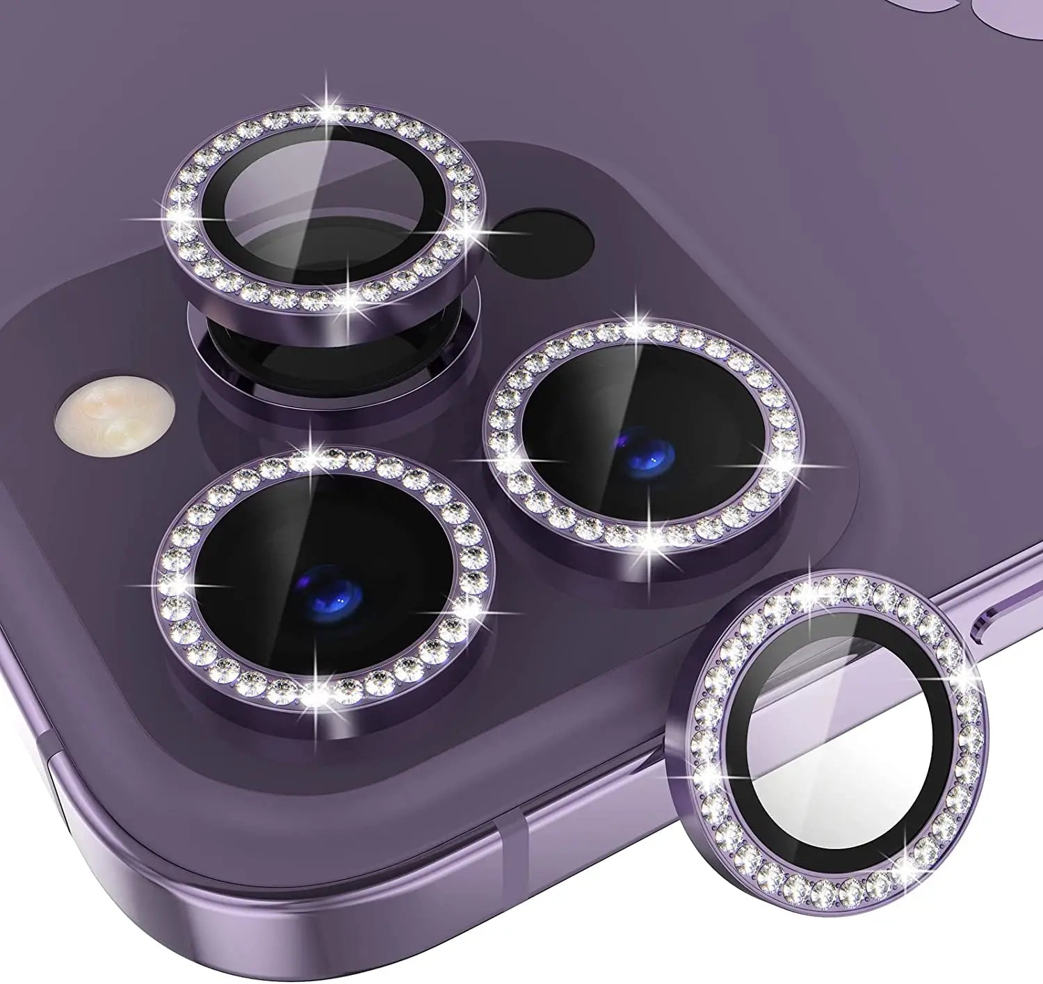 Glitter Diamond Camera Lens Protector Cover for iPhone 17 Air 16 E 16E 16Pro 15 14 Pro Max Plus 13 12 Mini 11 14Pro 13Pro