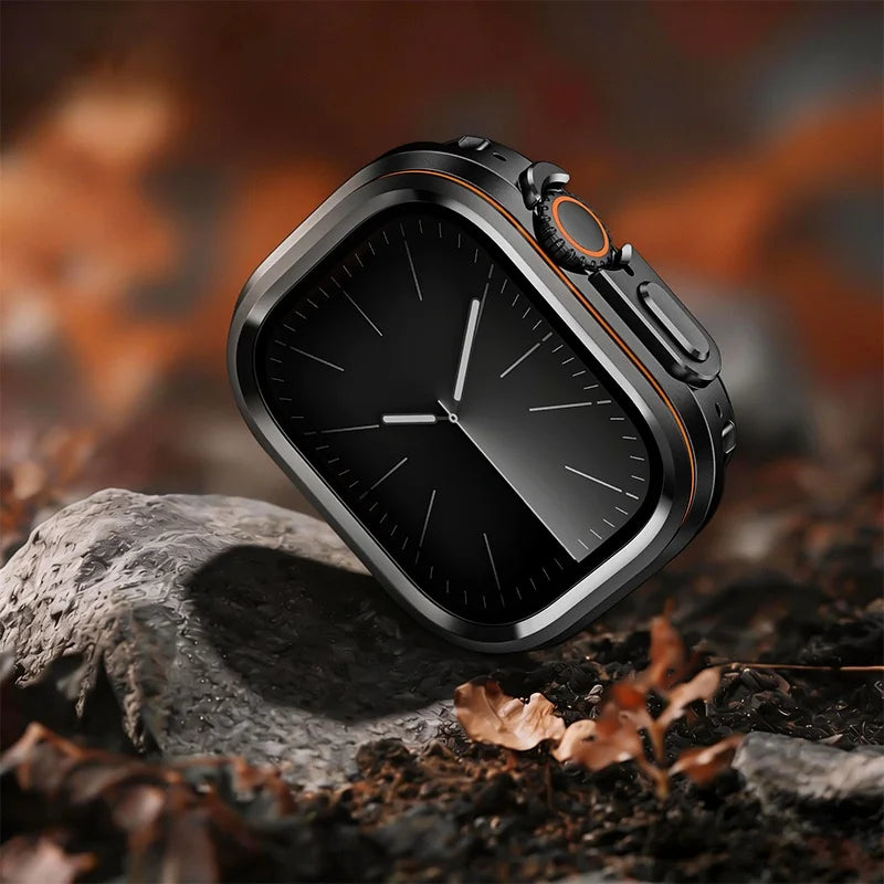 Luxury Titanium Case For Apple Watch 49mm Metal Alloy Armor Drop Resistant Protector Cover Hard Bumper For iWatch Ultra 1 2 3