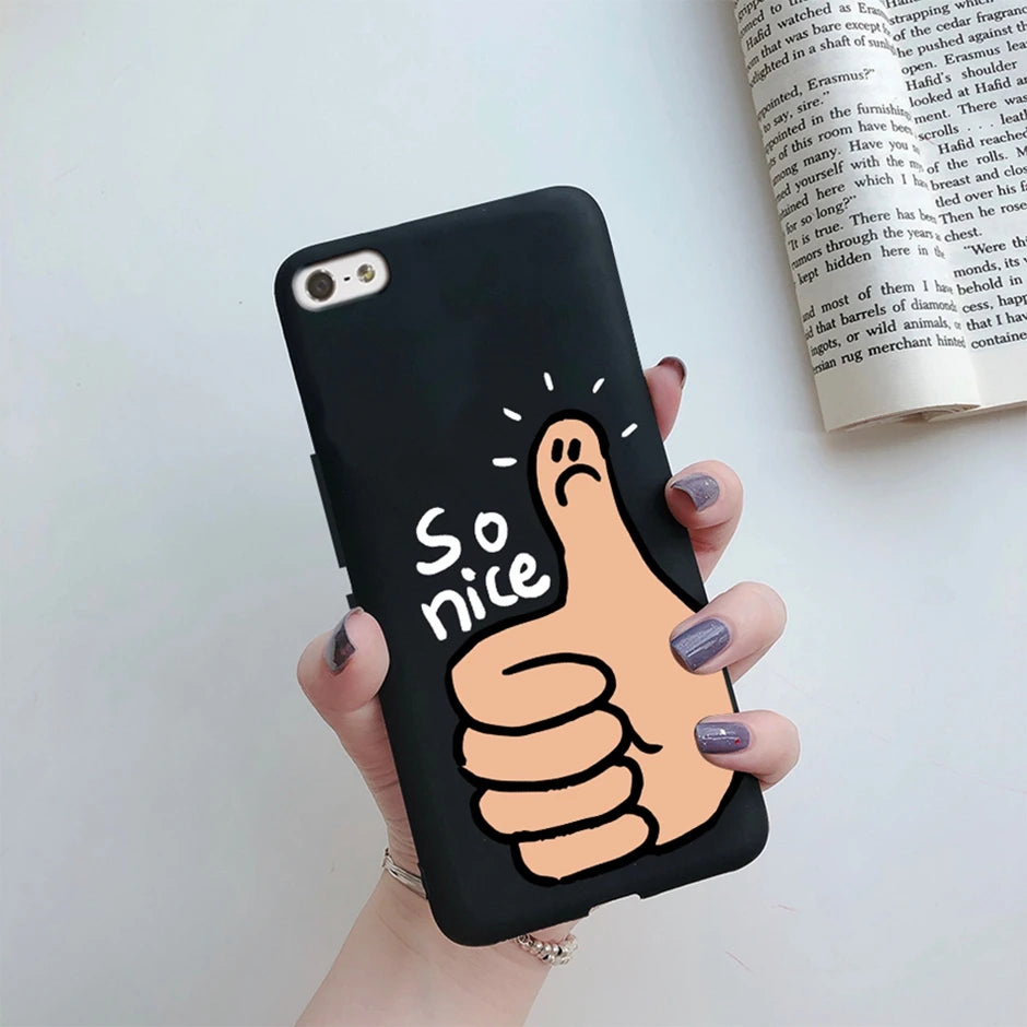 For iPhone 5 5S SE 2016 Case for iPhone 5 S Cover Silicon Cute Painted Case for iphone SE Cover Bumper for iphone 5S Phone Shell