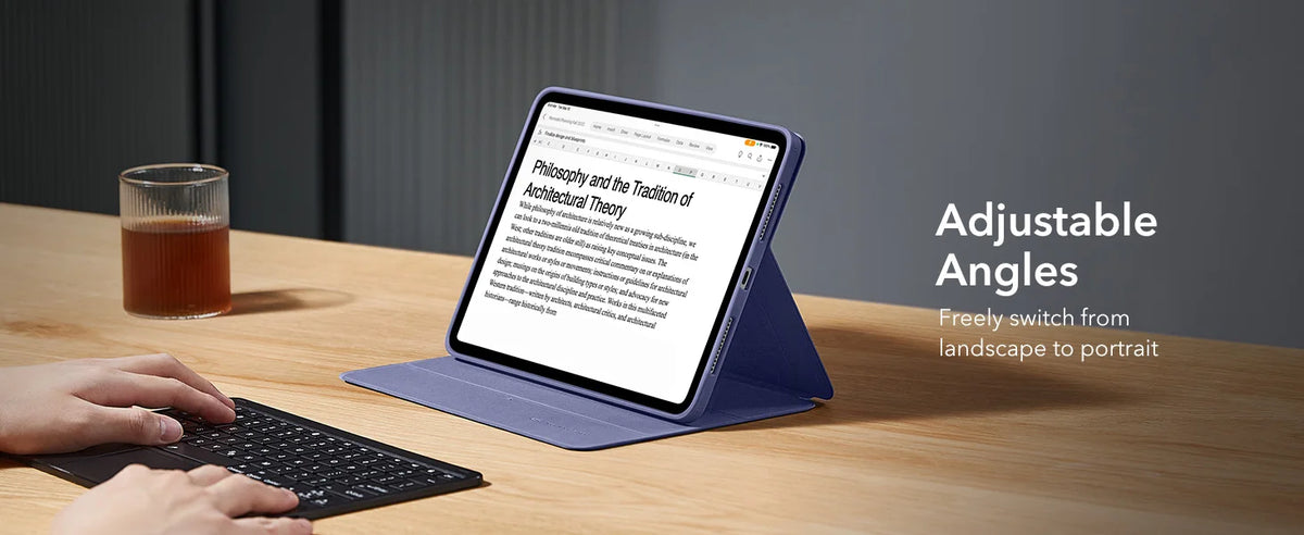 ESR for iPad Pro 13 Inch Case (M5/M4) 2025/2024 Ultra-Stable Magnetic Vertical Stand Cover