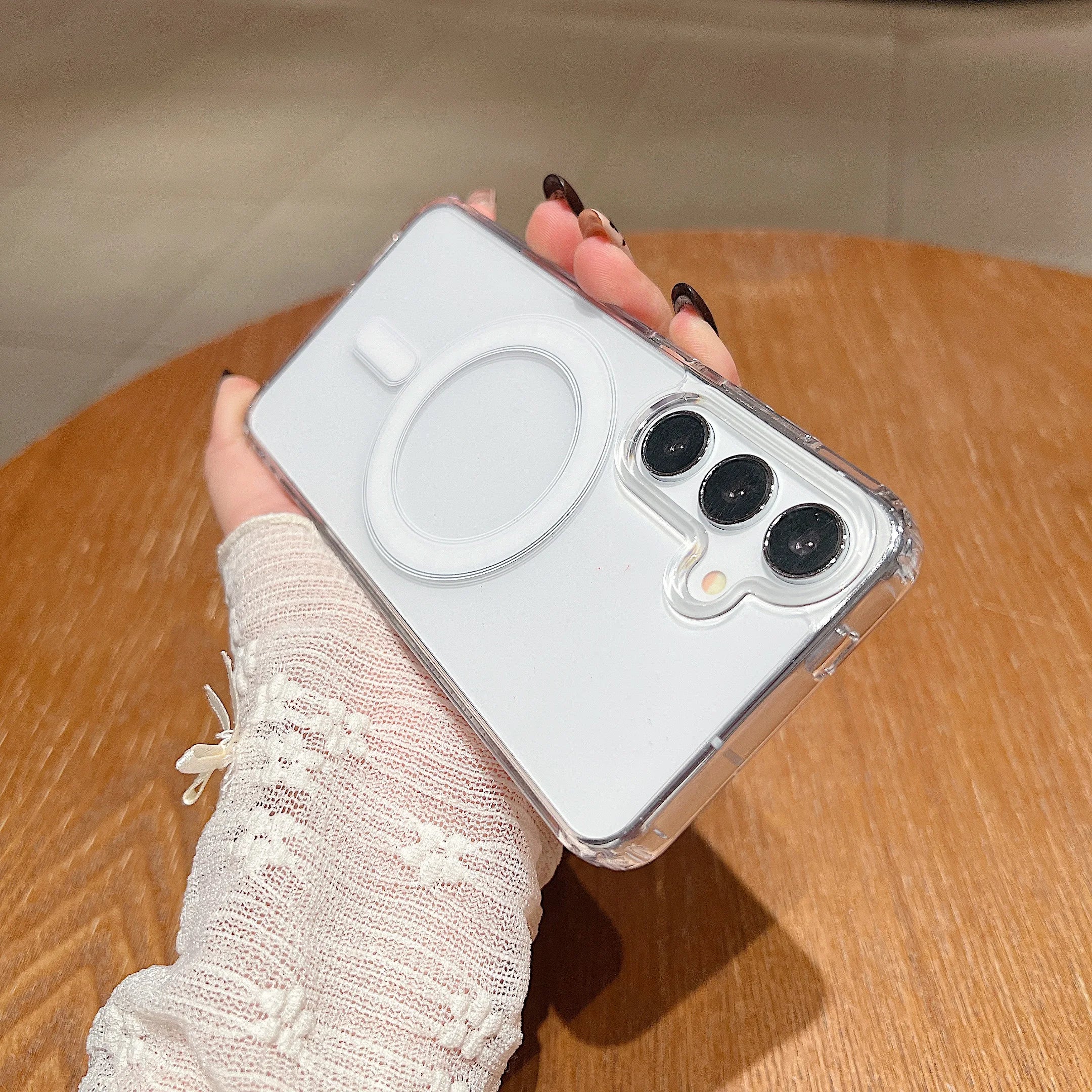 Magsafe Magnetic Case For Samsung Galaxy S25 S24 S23 S22 S21 FE Plus Ultra A16 A36 A56 A26 S25 edge 5G Shockproof Clear Cover