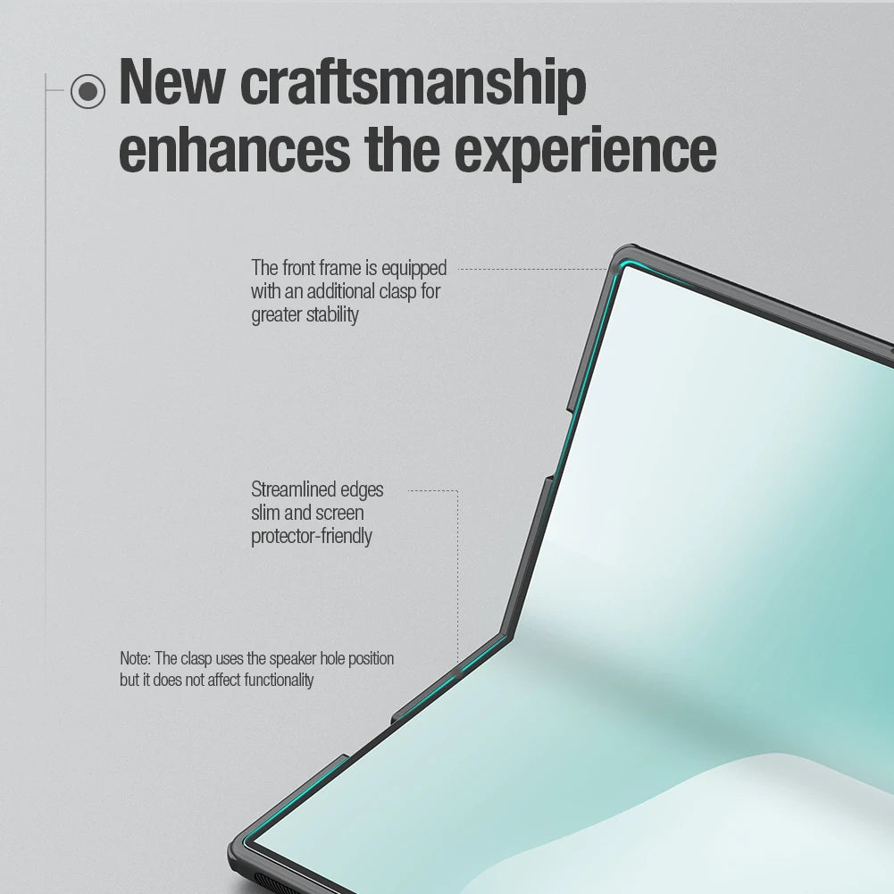 Magsafe Case For Samsung Galaxy Z Fold 8 Fold8 5G Nillkin Frosted Fold Prop Fonrt + Back Magnetic Cover