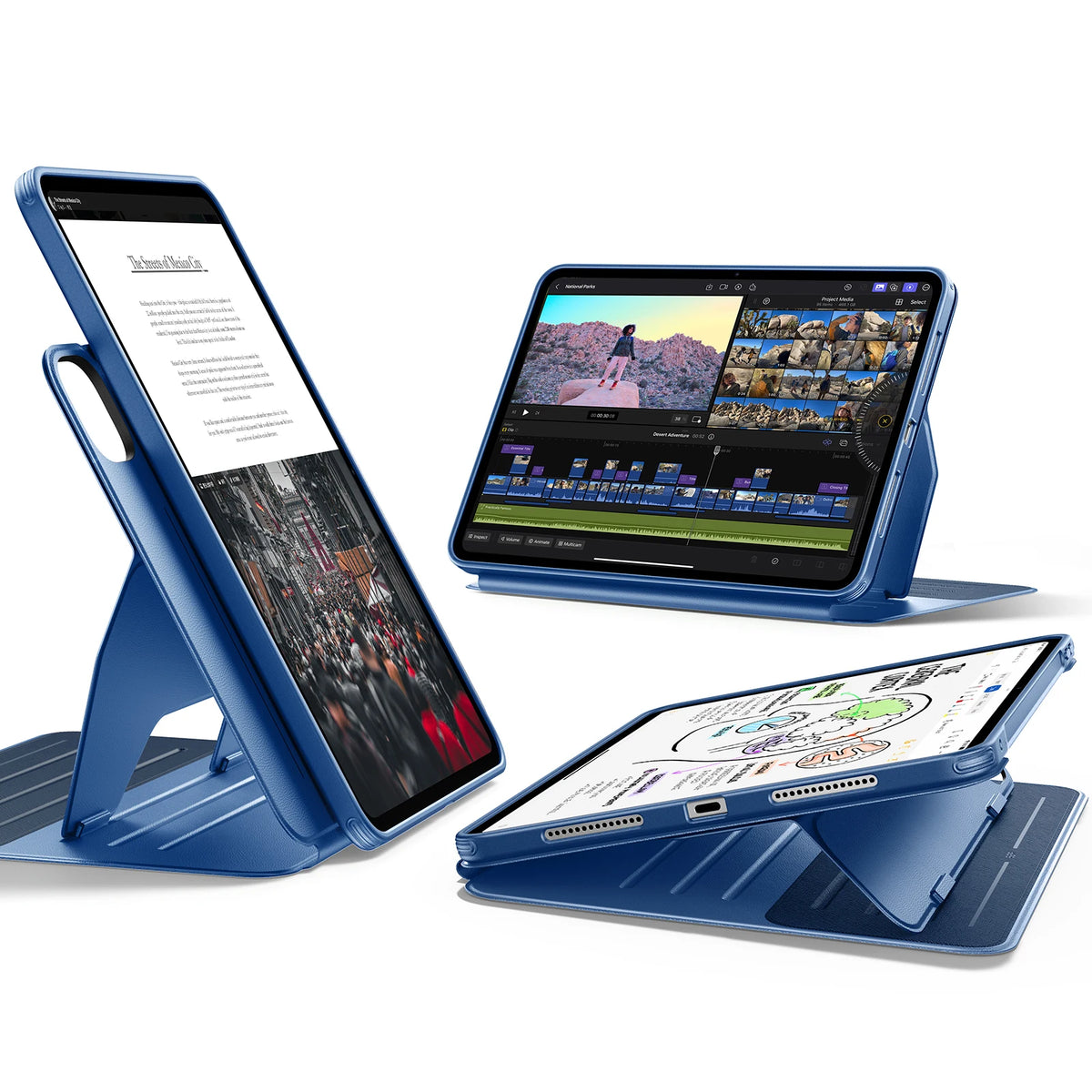 ESR for iPad Pro 13 Inch Case (M5/M4) Rotating Case with Removable Magnetic Cover Shift Series for iPad Pro 13 2024/2025