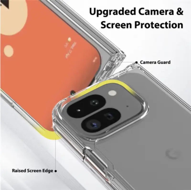 for Magsafe Case for Google Pixel 10 Pro Fold Transparent Acrylic Shockproof Wireless Charging Hard Cover for Pixel 10 9Pro Fold