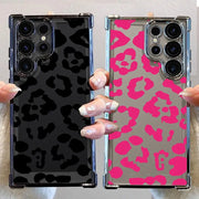 Soft Phone Cover Case for Samsung Galaxy S21 Plus S20 FE S24 S25 Edge S23 S22 Ultra Leopard Print