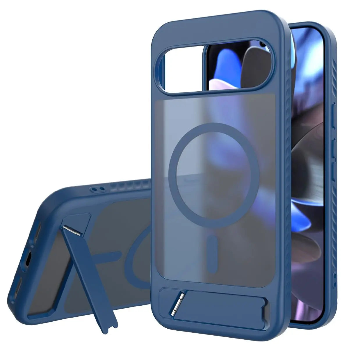 Invisible Bracket Stand Holder for Magsafe Case For Google Pixel 10A 9 10 Pro XL Magnetic Wireless Charge Slim Matte Hard Cover