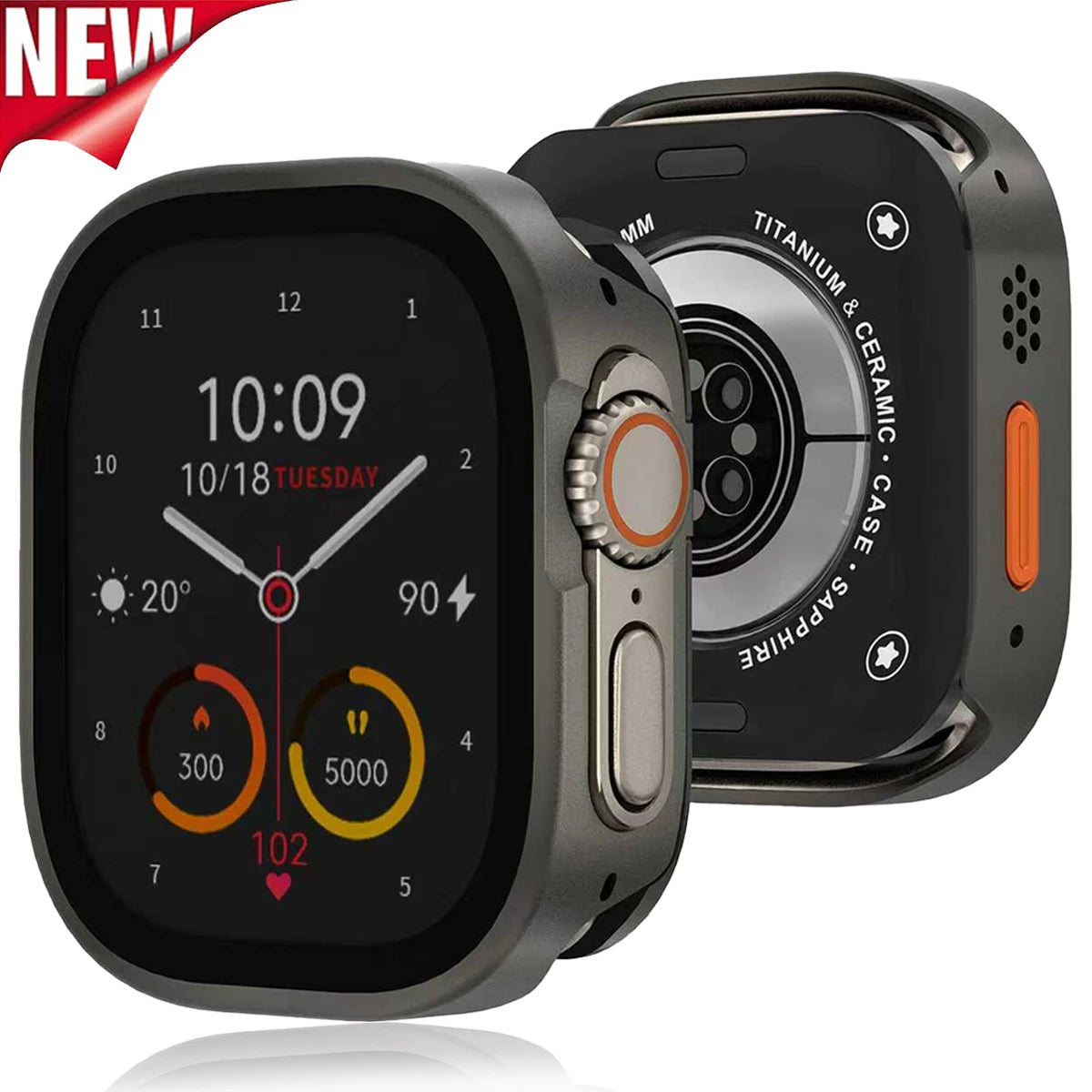 Aluminum Alloy Case for Apple Watch Ultra 3 2 1 49mm 45mm 44mm Full Coverage Waterproof For Iwatch Series 11 10 46mm 9 8 7 6 SE