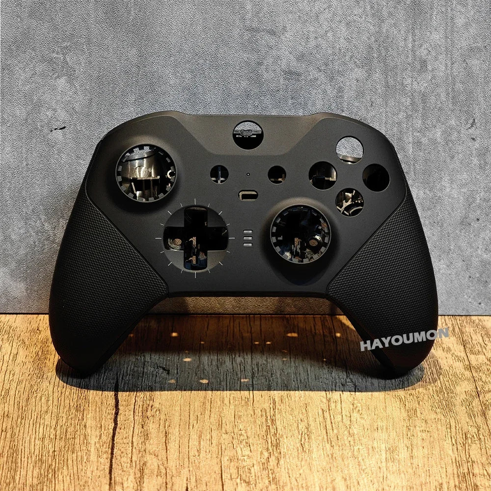 Front Back Full Housing Shell Faceplate Cover Replacement for Xbox Elite Series 2 Controller Shell Case Cover Black White