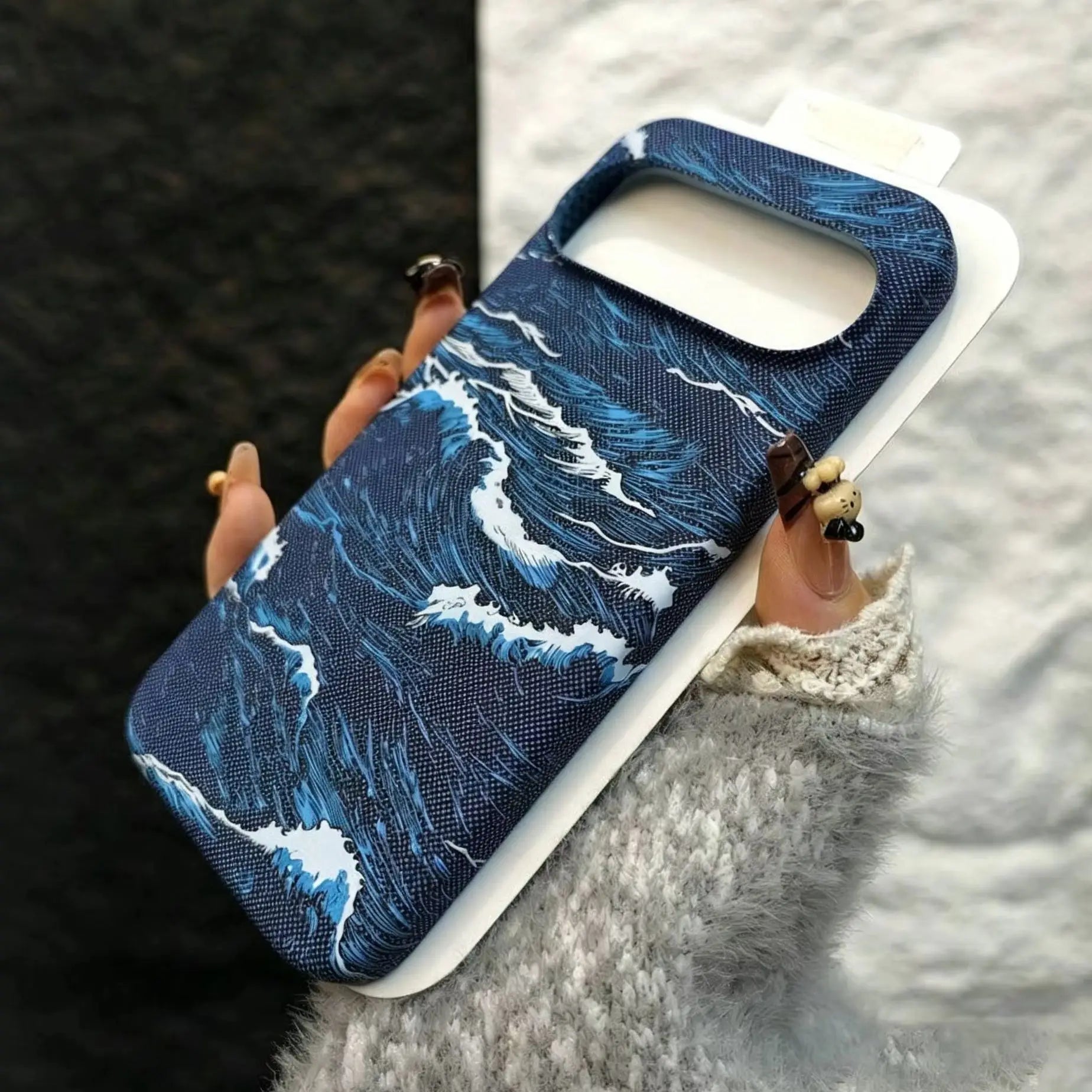 Premium Kevlar Ocean Wave Texture Magnetic Case For Google Pixel 11 Pro XL 10A 9A 8 7 Pro For Magsafe Charge Plastic Hard Cover