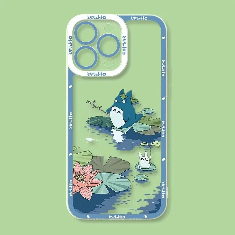 Phone Case For Samsung S26 S25 S24 S23 S22 S21 S20 FE Note20 Note10 Plus Ultra Lite Edge T-Totoros 5G Clear Soft TPU Cover