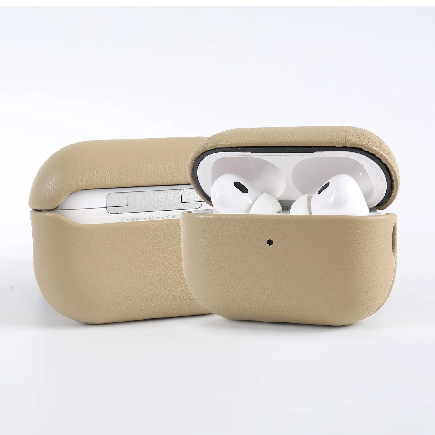 Biobased Eco-Friendly Leather Case For Airpods Pro 3 airpods4 3 Wireless Earphone Box Headphone Bluetooth Hard Protective Cover