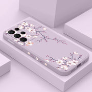 Plum Blossom Phone Case For Samsung Galaxy S25 FE S24 S23 S22 S21 S20 Ultra Plus FE S10 S9 S10E Note 20 ultra 10 9 Plus Cover