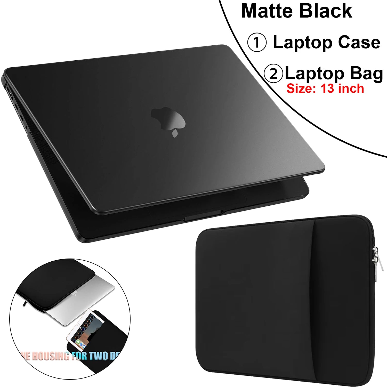 Matte Laptop Case For MacBook Air 13.6 inch Case M5 M4 M3 M2 2026-2022 Release Model A3240 A3113 A2681,For MacBook Accessories