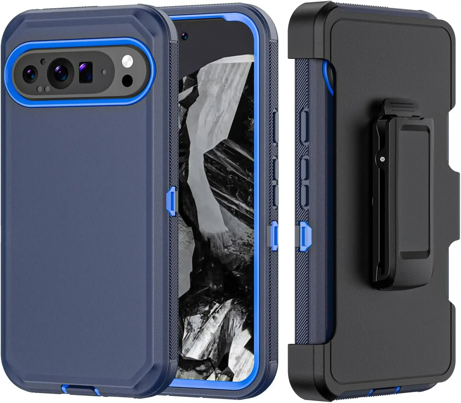 Military Grade OTT Protection Case For Google Pixel 10 9 8 Pro XL Hard Waterproof Raised Camera Bezel Cover with Rotate Clip
