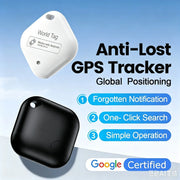 Mini GPS Tracker Compatible with Google Find Hub Device Smart Locator Pet Car Key Anti Lost GPS Track Finder For Android System