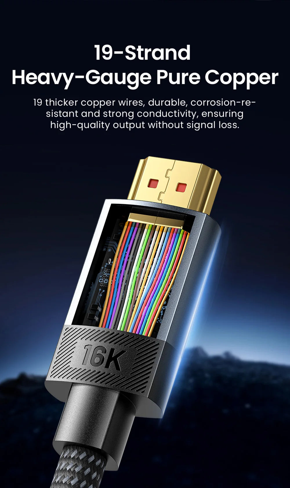 Vention HDMI Cable 16K60Hz Ultra High Speed 96Gbps Cable for Laptop TV Box PS5 Xiaomi Dolby Vision HDCP2.3 8K240Hz HDMI2.2 Cable