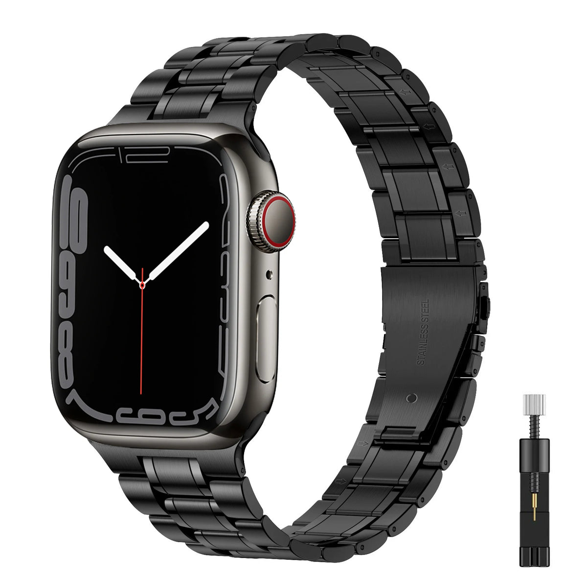 Case+Strap for Apple watch band Ultra2 3 49mm 44mm 40mm 45mm 41mm 42mm Stainless Steel bracelet iWatch Series 3 6 SE 7 8 9 10 11