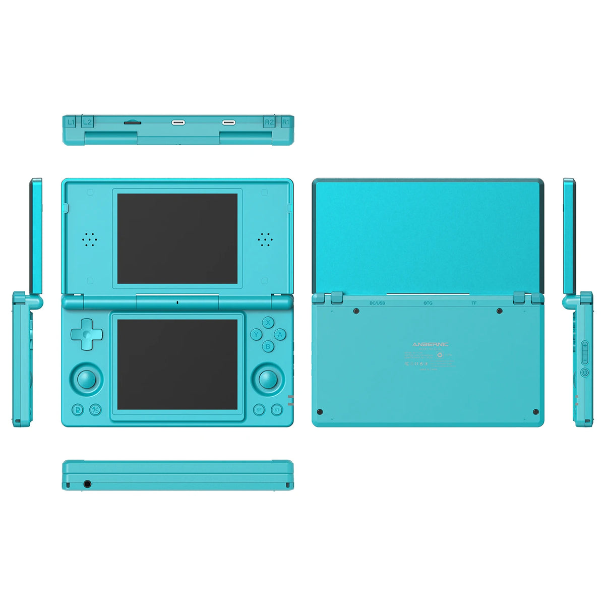 ANBERNIC RG DS Handheld Game Console RK3568 64-bit 4" IPS Multi-touch Screen Android 4000mAh Dual-screen Flip Video Games Player