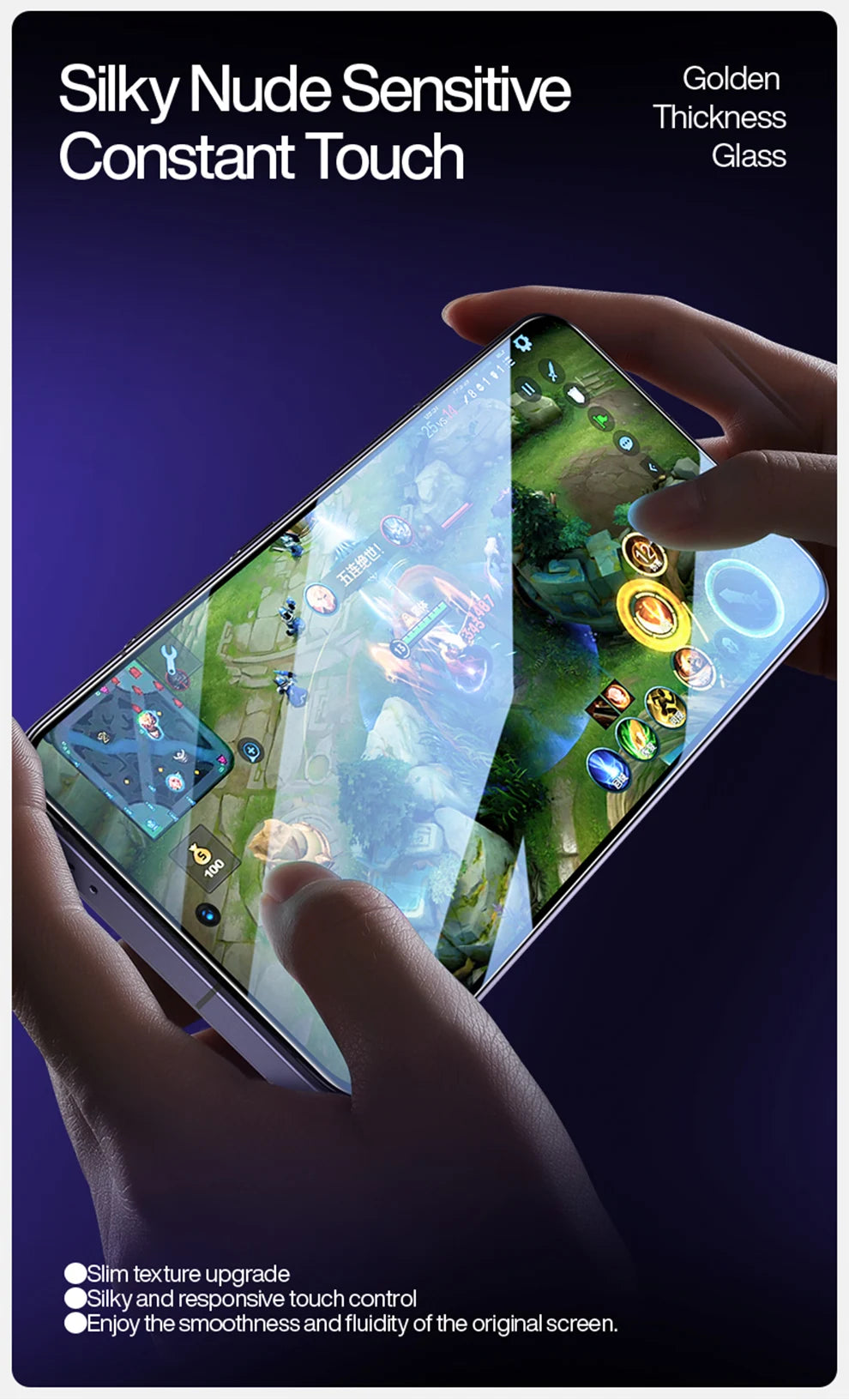 SmartDevil Dust-free Tempered Glass Film for Samsung S26 Ultra HD Clear Screen Protector for Samsung S25 S24 Anti-fingerprint