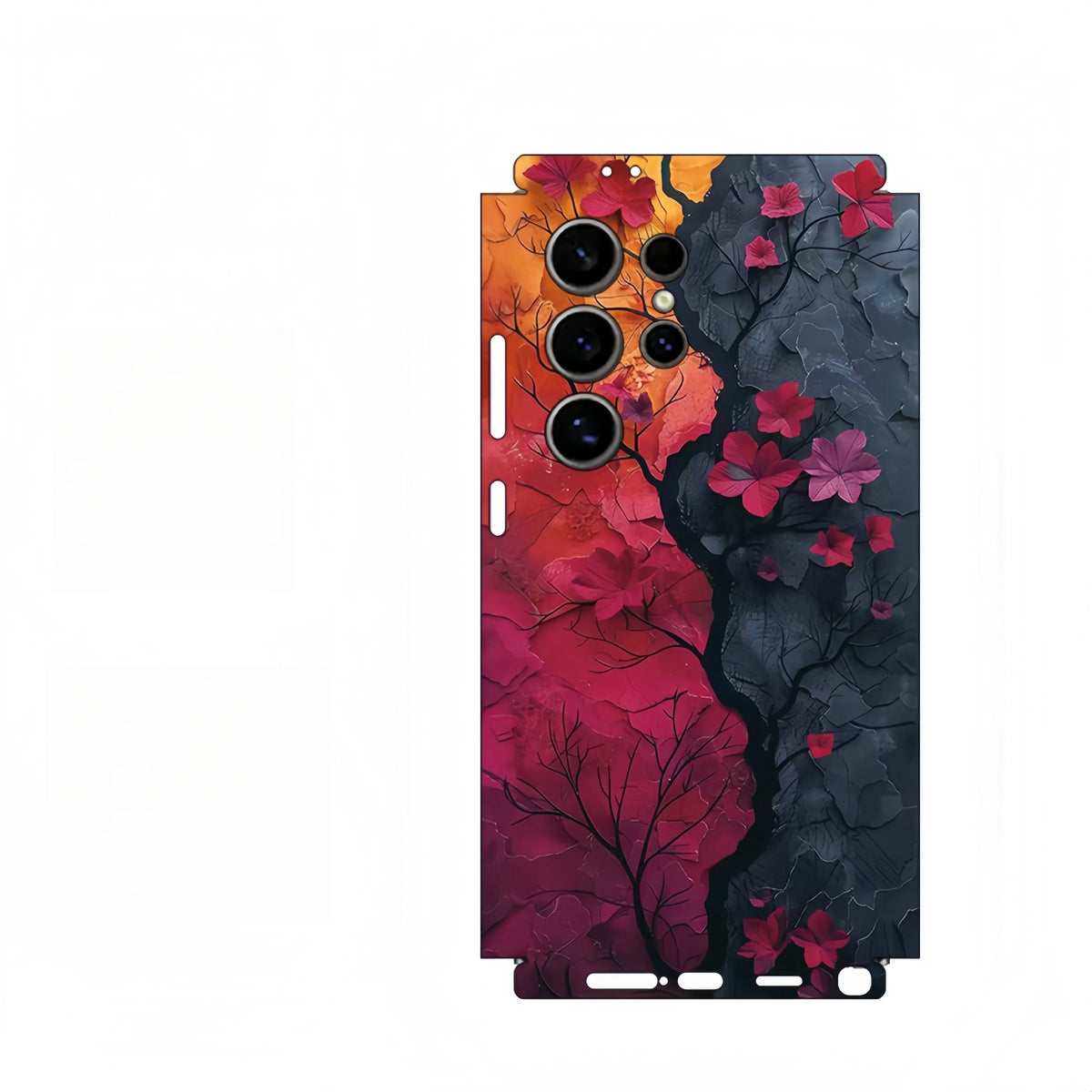 Colorful Decal Skin for Samsung Galaxy S24 S26 S25 Ultra Plus S25 Note20 Back Screen Protector Cover Wrap Stones Sticker