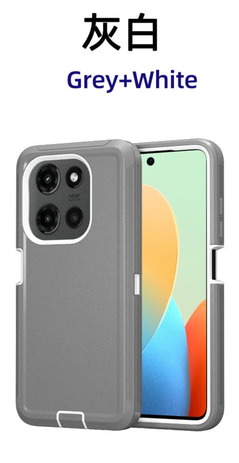 3-Laye Heavy Duty Hybrid Ott Defender Case For Motorola G Edge Play Stylus Power 5G 2026 2025 2024 2023 Shockproof Cover