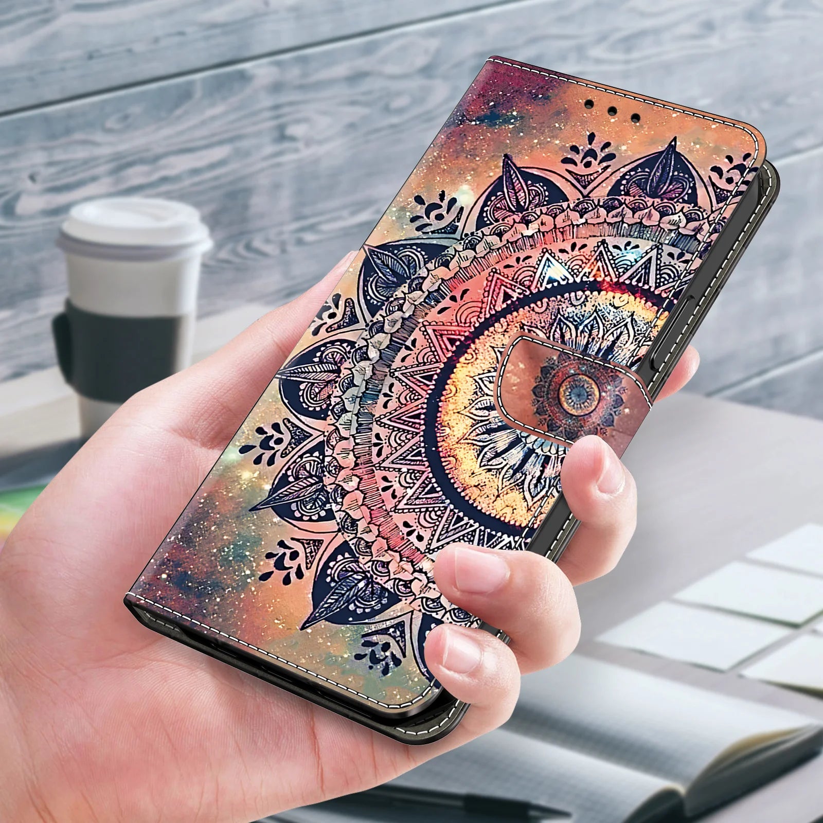 3D Magnetic Flip Leather Wallet Case For iPhone 17 16 15 14 13 12 11 X Xr Xs 8 7 6 6s Se2 Se3 2022/20 Mini Air Plus Pro Max