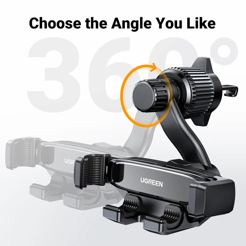 UGREEN Car Phone Holder Gravity Car Phone Stand 360°Rotation For iPhone 15 14 13 Pro Max Xiaomi Samsung Air Vent Phone Holder