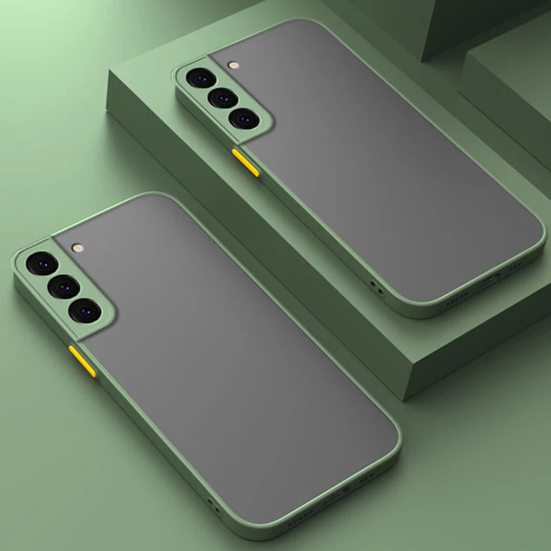 ARMOR Shockproof Matte Case for Samsung Galaxy S20 S21 FE S22 Plus S23 S24 S25 Ultra 5G Bumper Back Cover