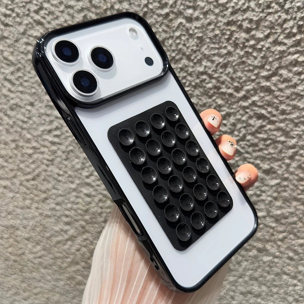 3D Suction Cup Candy Color Phone Case For Samsung S25 S24 S22 S21 S23 Ultra Plus FE A56 A36 A26 A55 A35 A16 A06 A15 A05 5G Cover