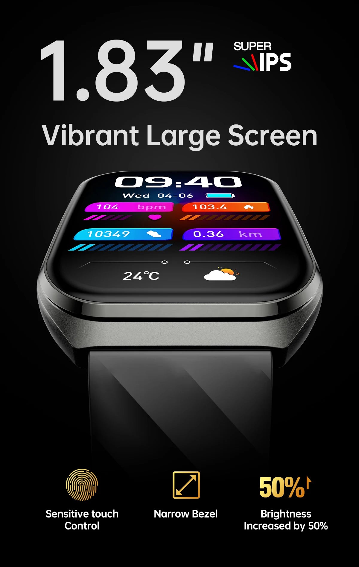 New Smart Watch Man 1000mAh Long Standby Outdoor Smartwatch Men IP68 Waterproof Heart Rate Sport BT Call Big Battery Smart Watch