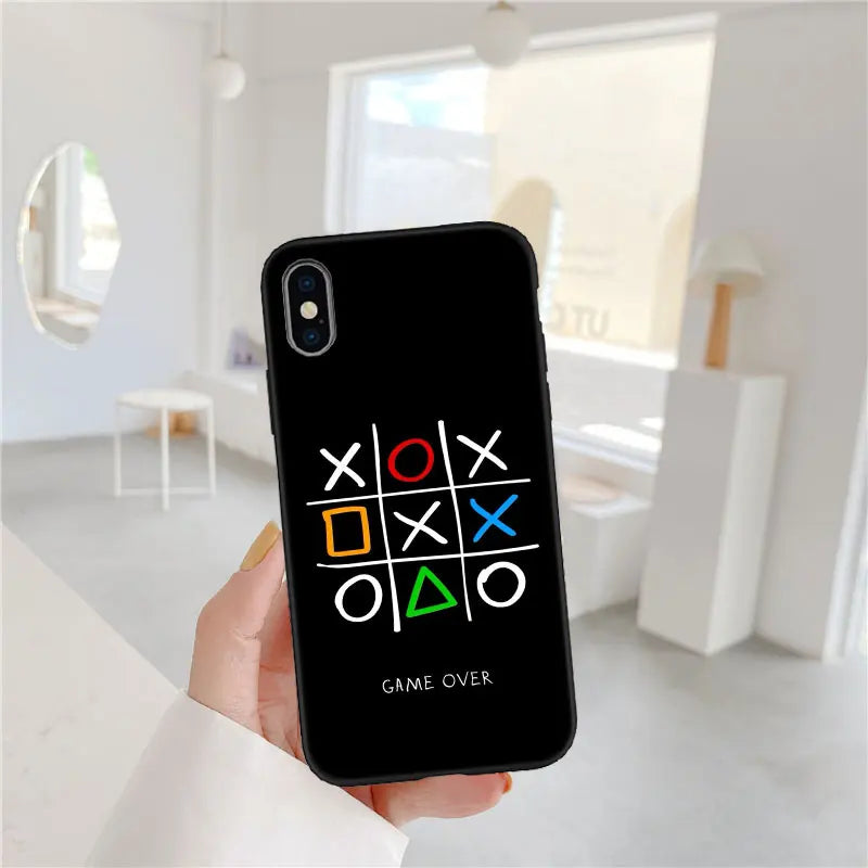IX16 Game Over New Luxury Phone Case for iPhone SE X XS XR 16E 11 Pro Max 8 7 6 6s Plus